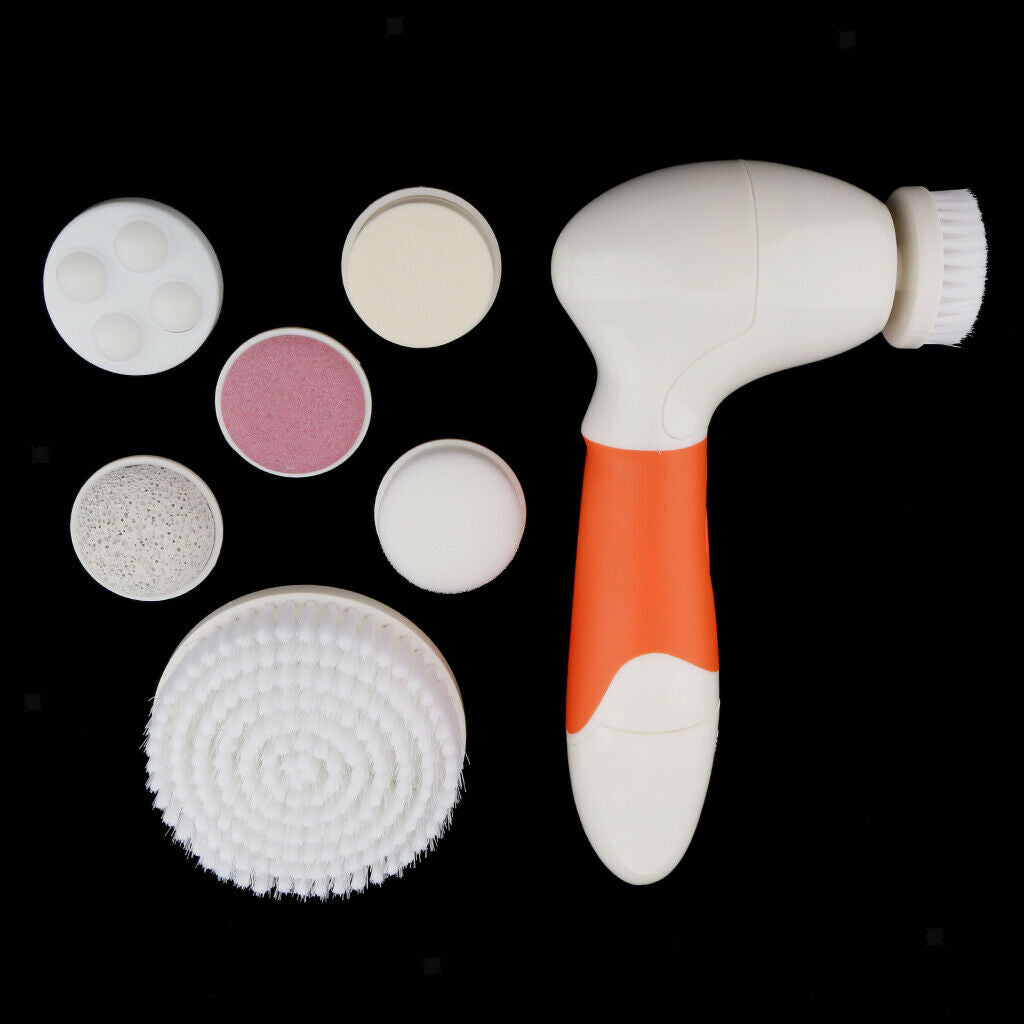7 in 1 Waterproof Facial Cleansing Brush Electric Face Skin Clean Scrubber#3