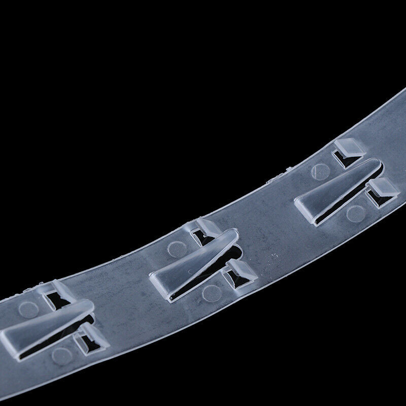 1Pc pvc injection plastic supermarket hanging strip transparent hanging st.l8