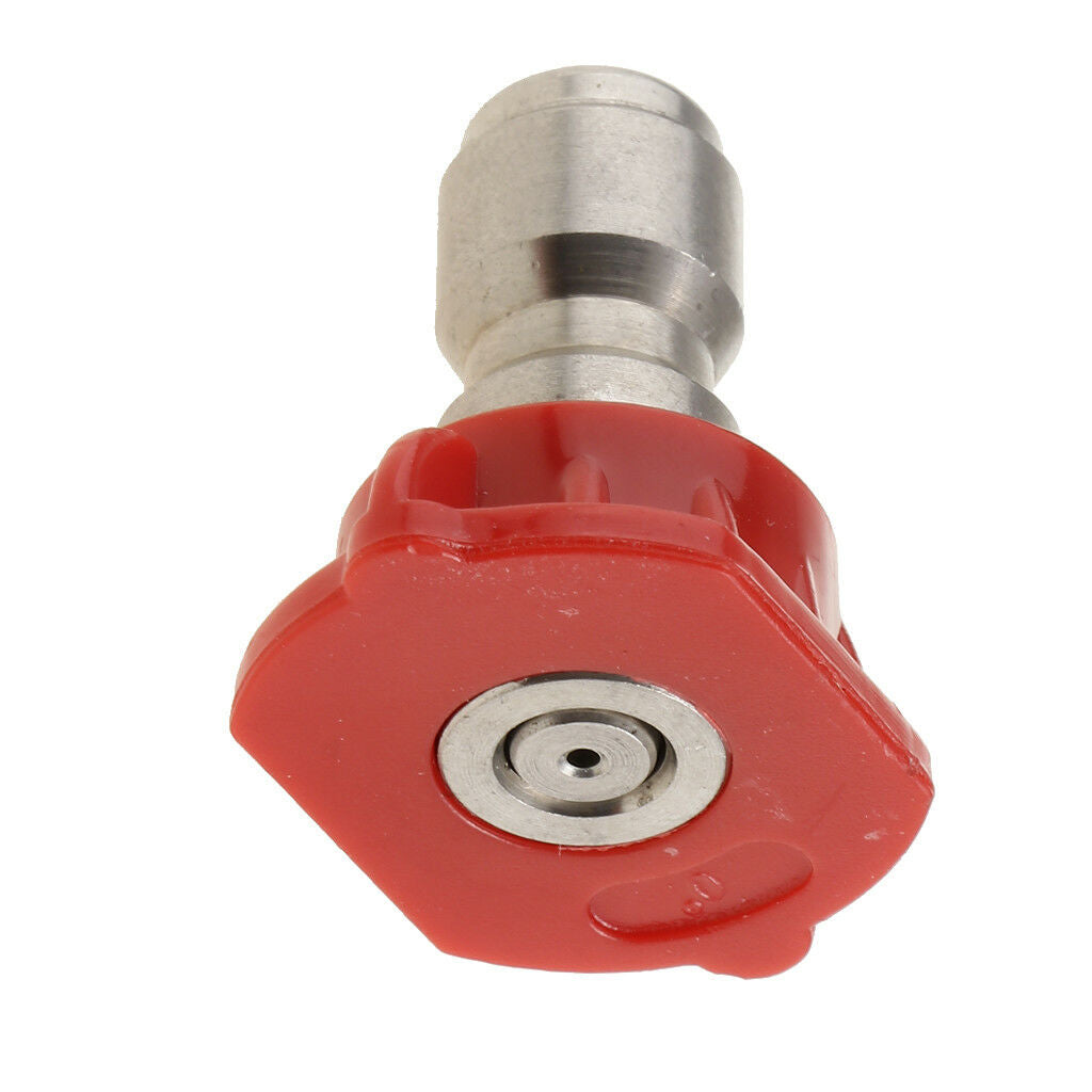 Tool Daily Pressure Washer Spray Nozzle Tips Red 0 Degrees, 1/4 inch