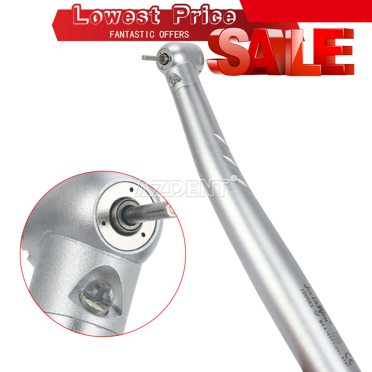 10 X Dental NSK Style PANA MAX  E-Generator LED High Handpiece 3 Way Spray 4H