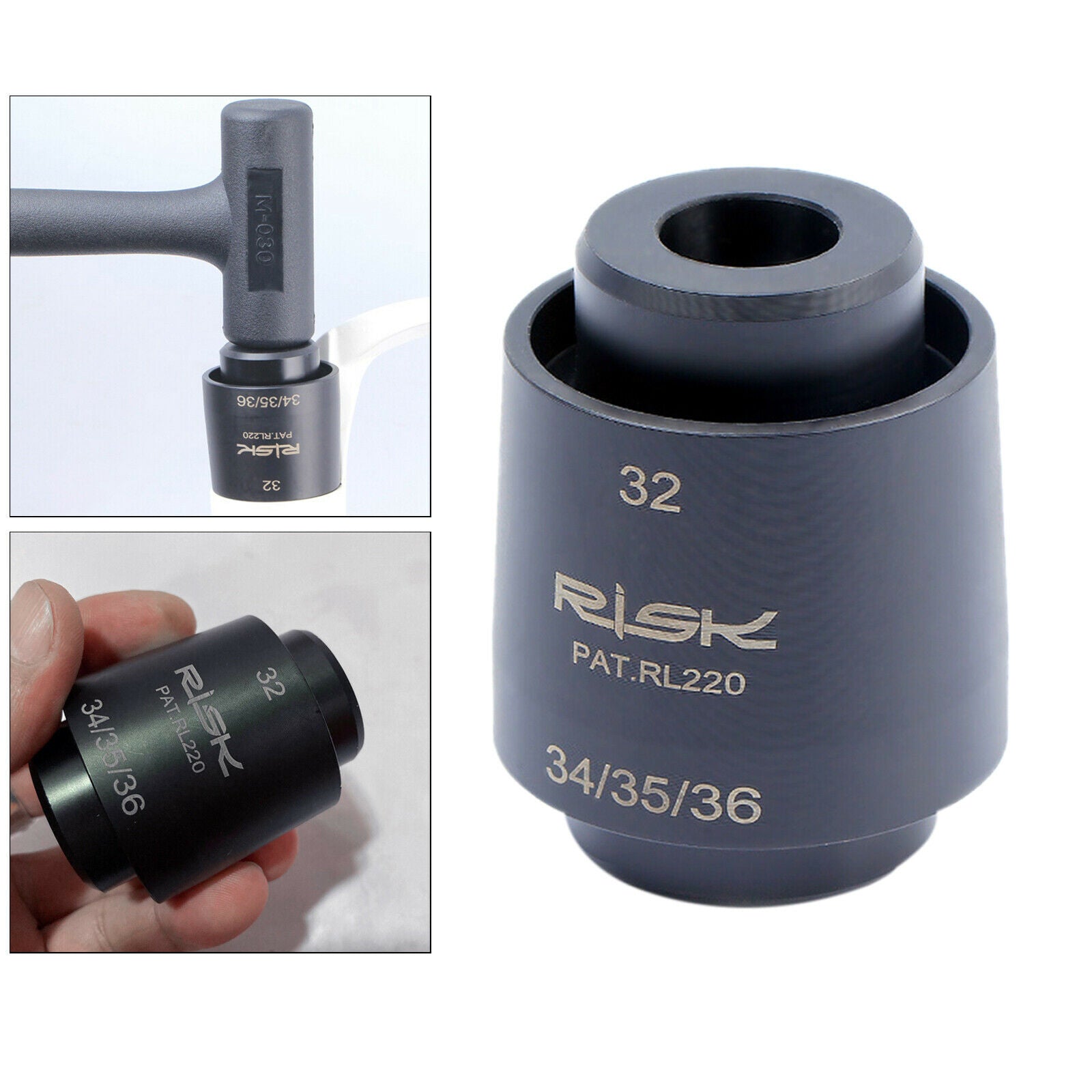 Bike Fork Dust Seal Tool Plastic Fork Oil Seal Driver Tool For 32/34/35/36mm