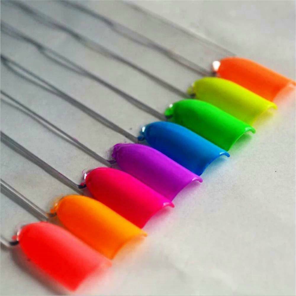 Lasting Shimmer Eyeshadow Pigment Matte Eyeshadow Neon Powder Nail Powder ~~
