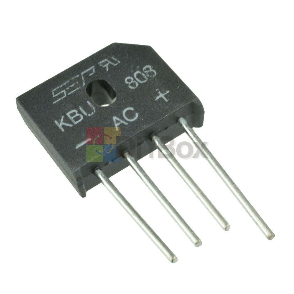 5Pcs DIP-4 4Pin KBU808 KBU-808 8A 800V Bridge Rectifier SIP-4