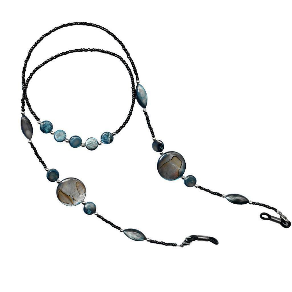 Fashion Shell Glass Beaded Eyeglass Chain Sunglasses Strap Eyewear Retainer