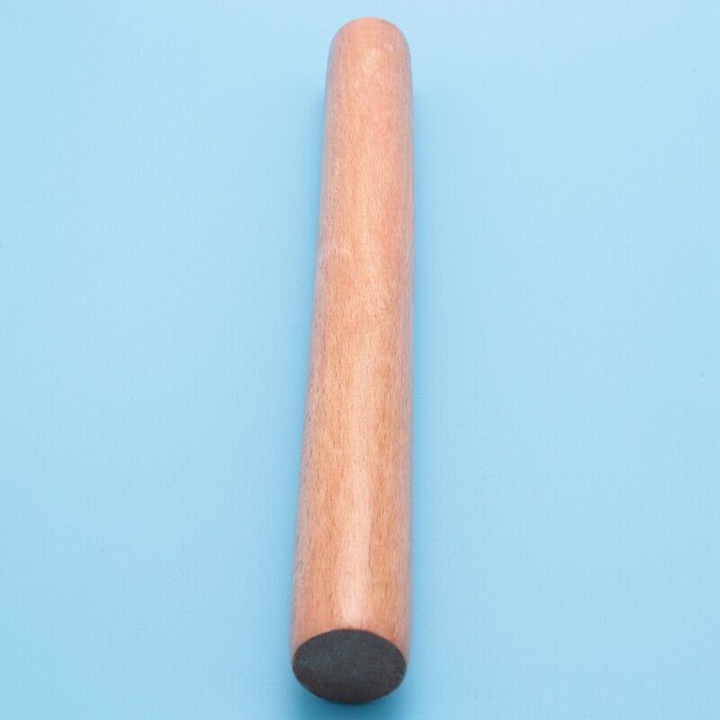 Wooden Flour Dough Rolling Pin Roller Stick 9.2 Inch Length Wood Color B9V1V1