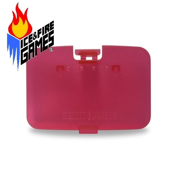 New WATERMELON RED N64 Memory Expansion Pak Cover - Jumper Pak Lid (Nintendo 64)