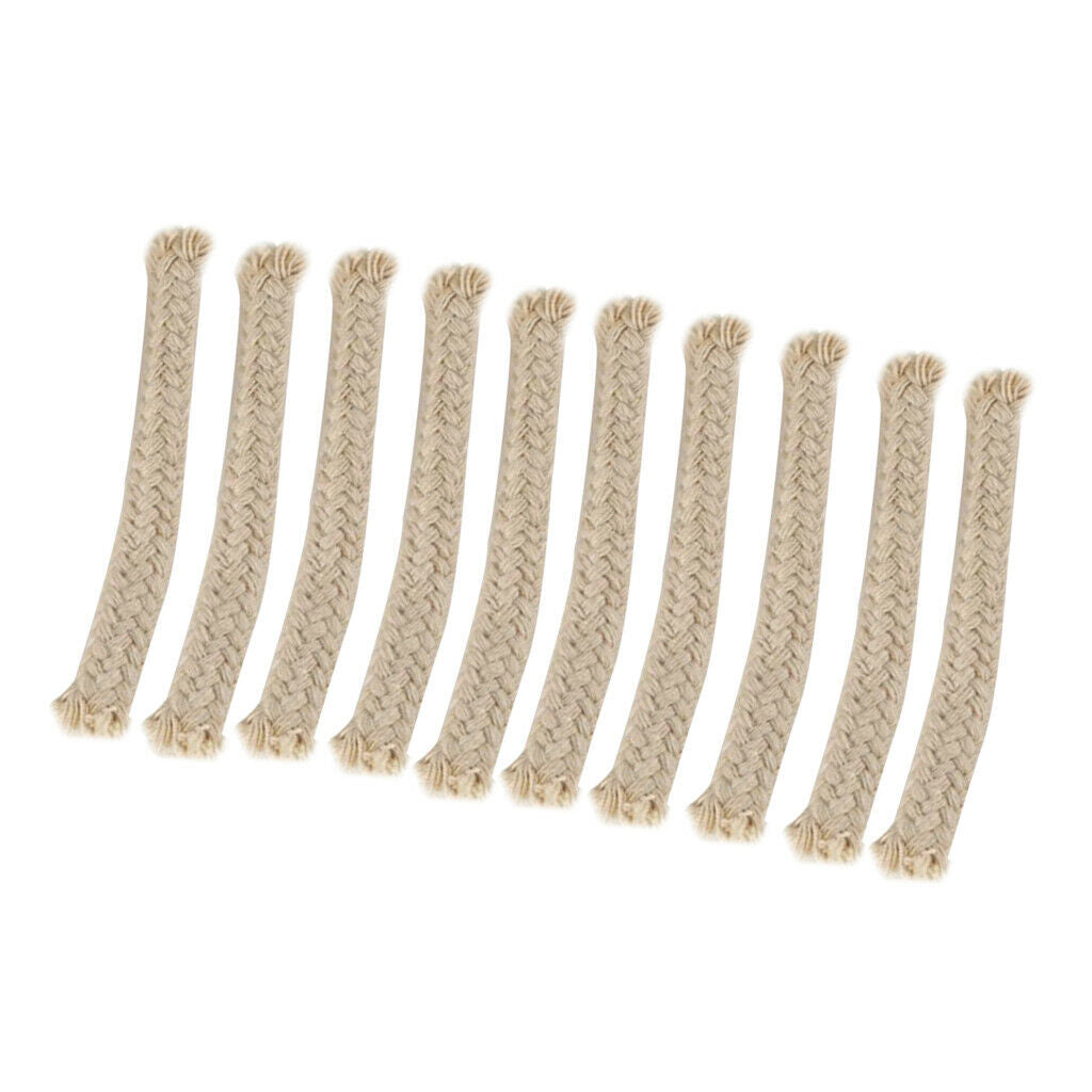 10 Pcs Alcohol Lamp Wicks Suitable For Siphon Pot, Beige Belgian Coffee Maker