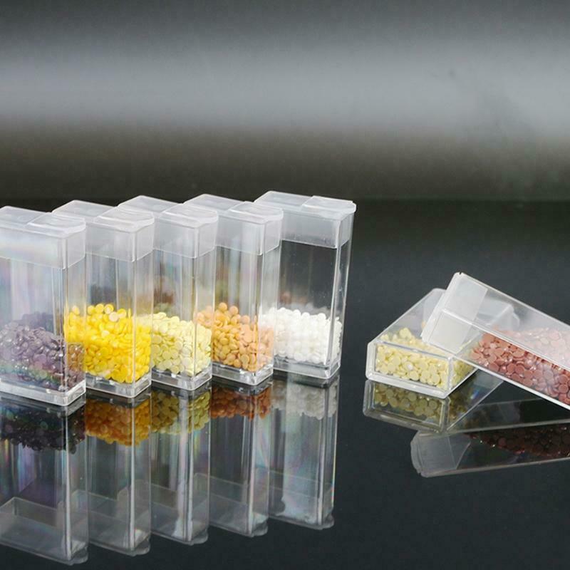 Creative Design 5 Pcs 1 Pack Diamond Container Practical and Multifunctional