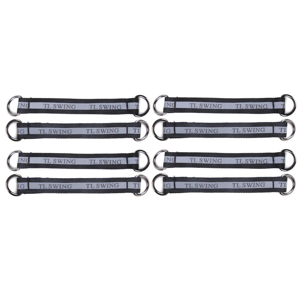 4 Pair Heavy Duty Hanging Straps Belt Fits For Swing Chair And Hammock 24cm