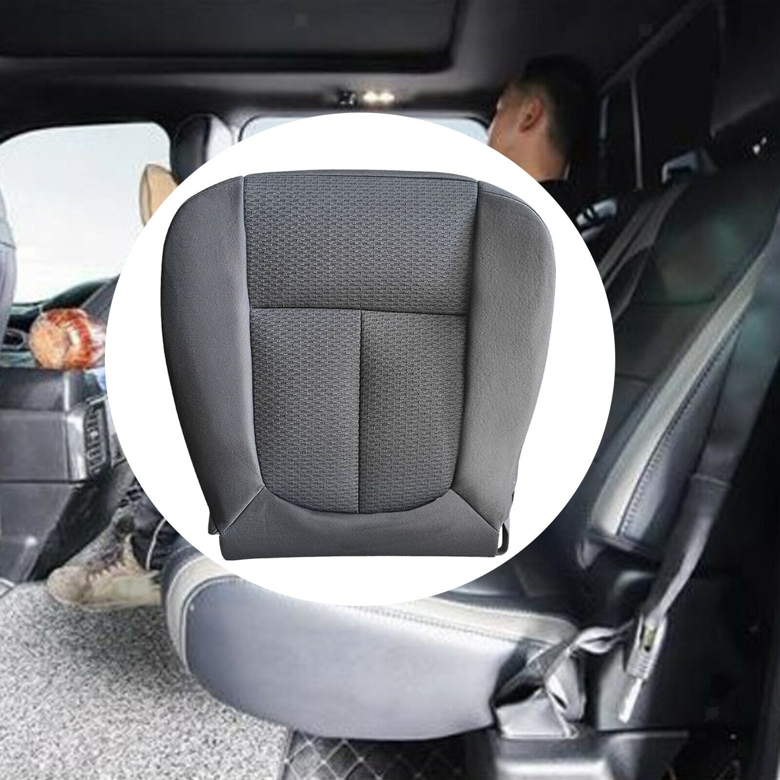 Cotton Driver Seat Bottom Cover for Ford   2011-2014 Car Spare Part Acc