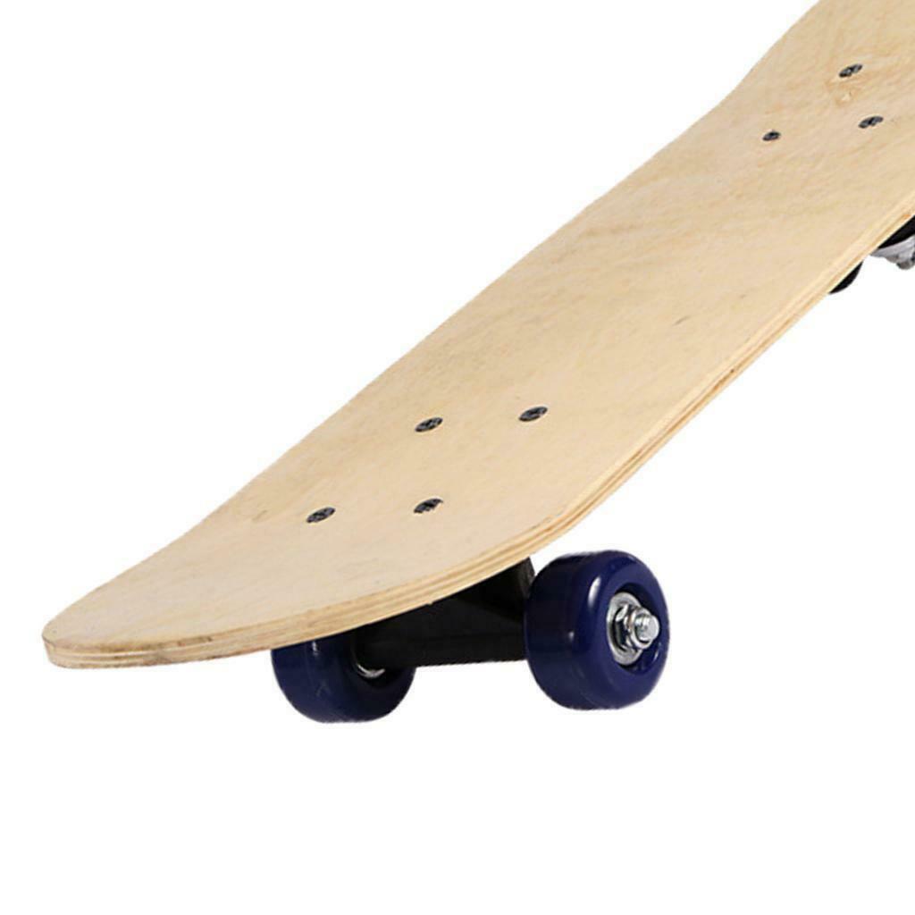 2Pc 24inch Blank Skateboard Decks 7-Layer Maple Double Concave Natural Skate Pro
