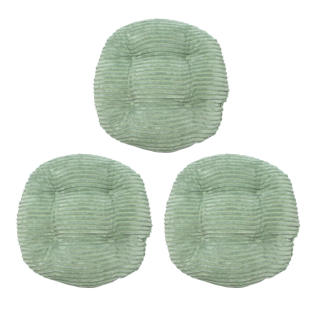 3 Pieces Floor Cushion Tatami living room,Cushion Plush Thicken Round Chair