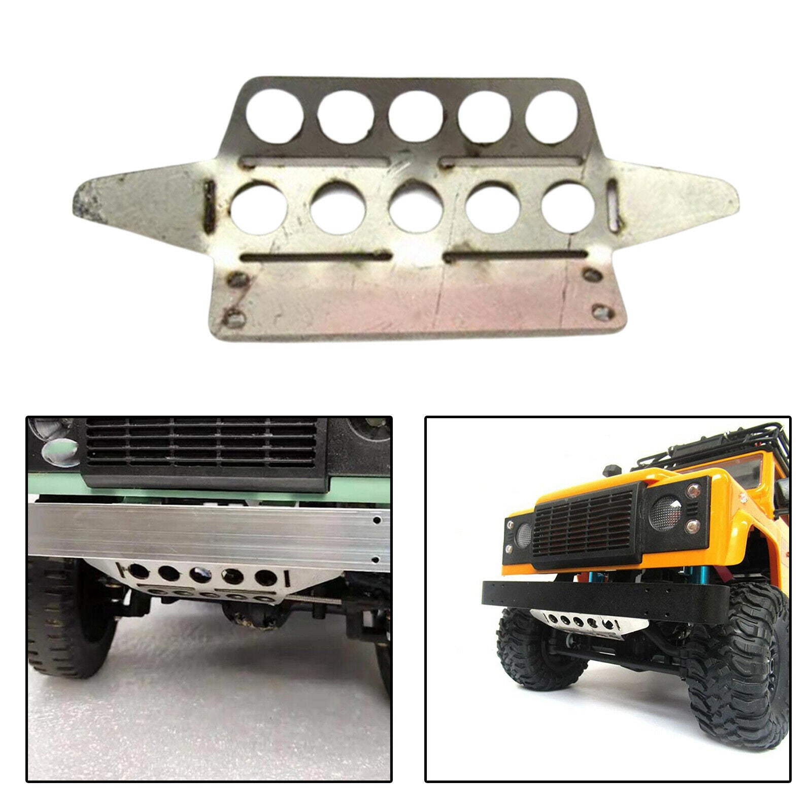 Metal Chassis Armor Guard Plate Board for MN D90 D91 RC Crawler Body Accs