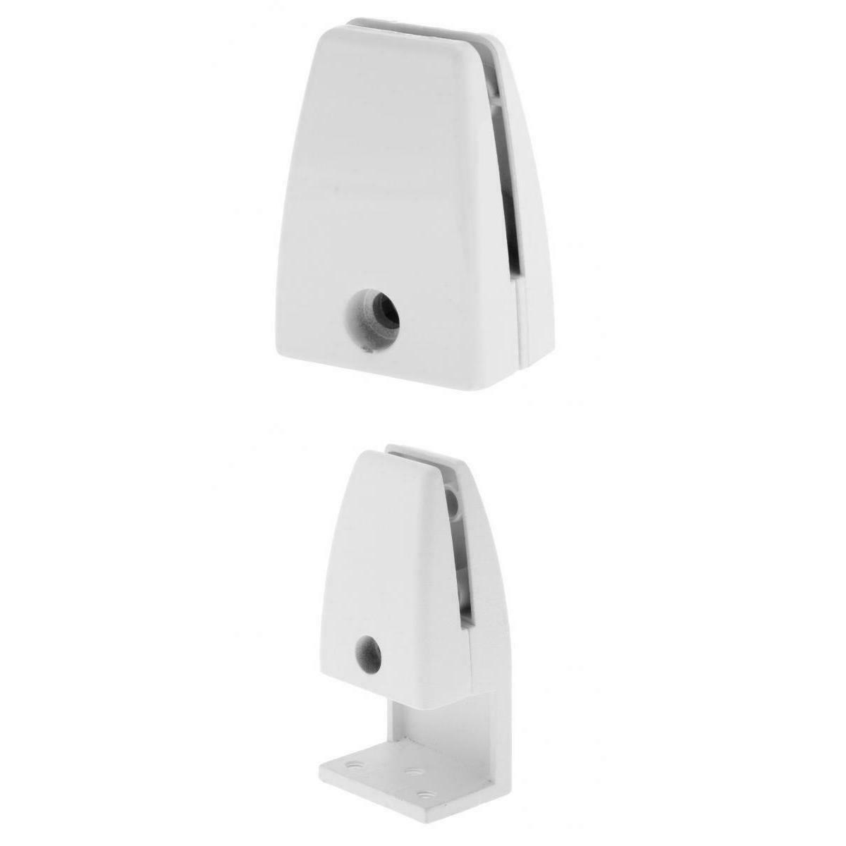 Set Of 2 Office Partition Bracket Divider Clamp Holder Clips