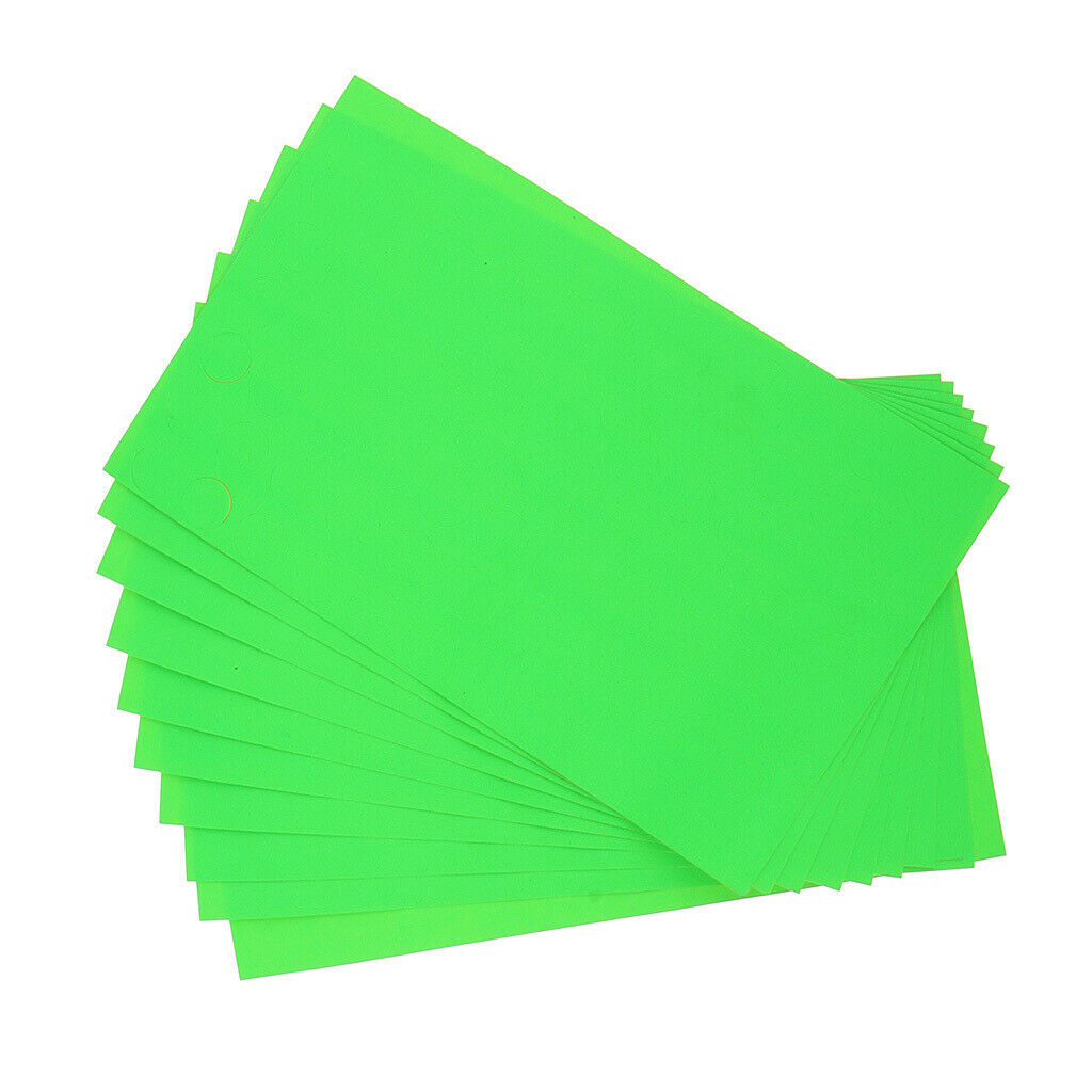 Pack of 10 0.4-inch Diameter Round Color Coding Dot Labels, Bright Neon Green