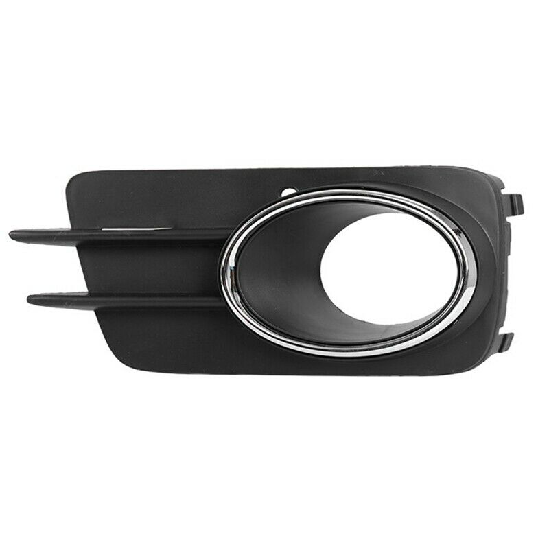 4X(Car Chromed  Front Lower Bumper Fog Light Grille Cover for  2010-2012 F2E1)