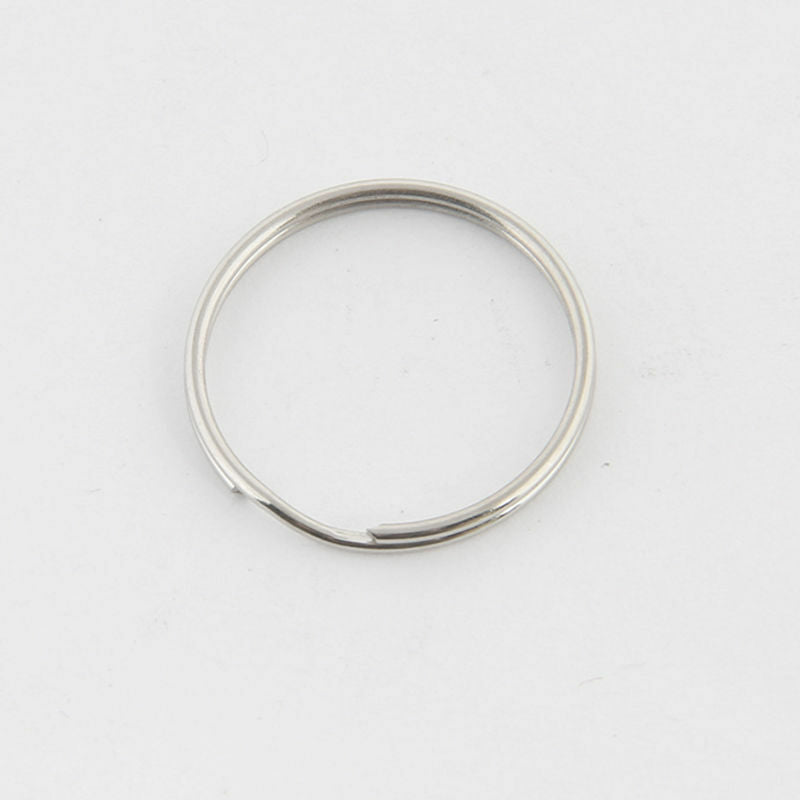 50pcs Fashion Metal Key Holder Split Rings Keyring Keychain Accessories 、.l8