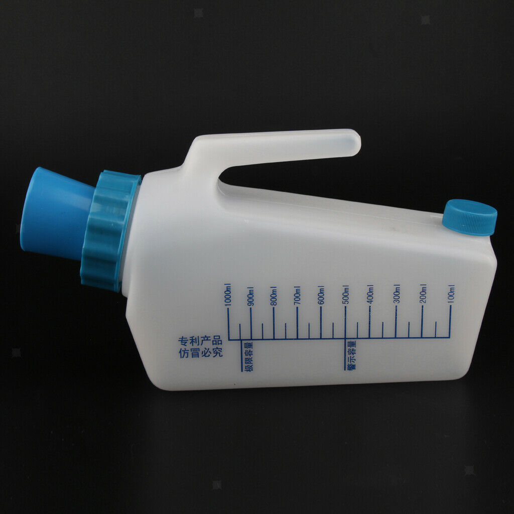 2x Reusable Male Bed Pee Urinal Bottle Container for Car Travel Leak Proof