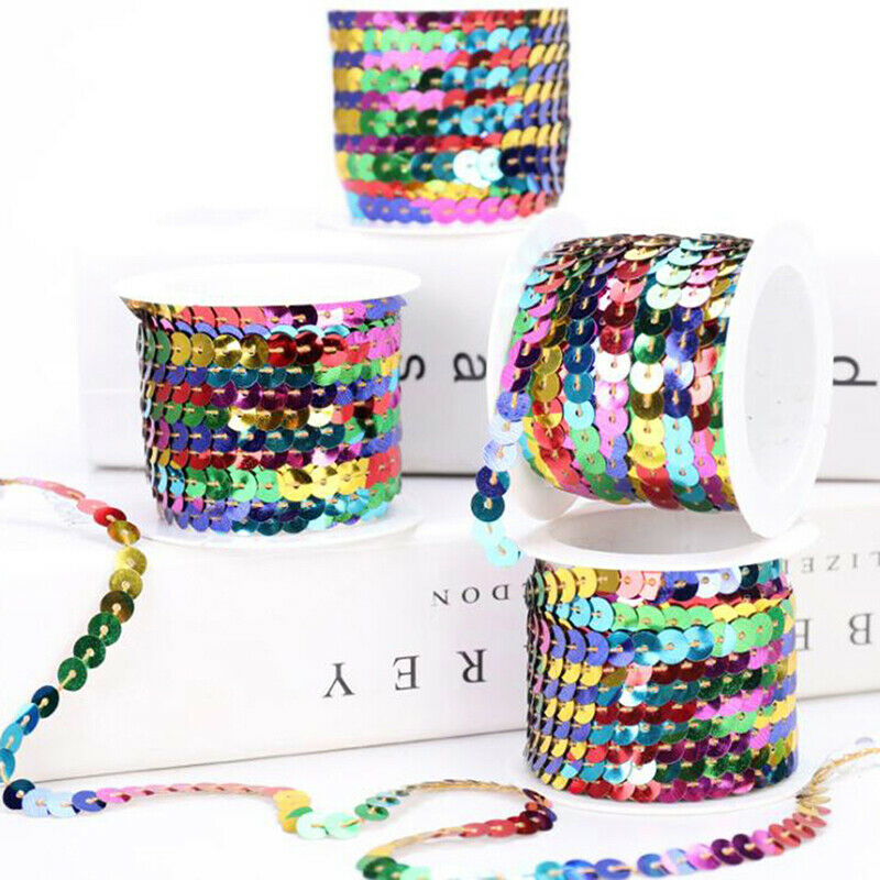 5 Meter Wave Sequins PET Beads with Garment Accessories DIY Show Sequins .l8