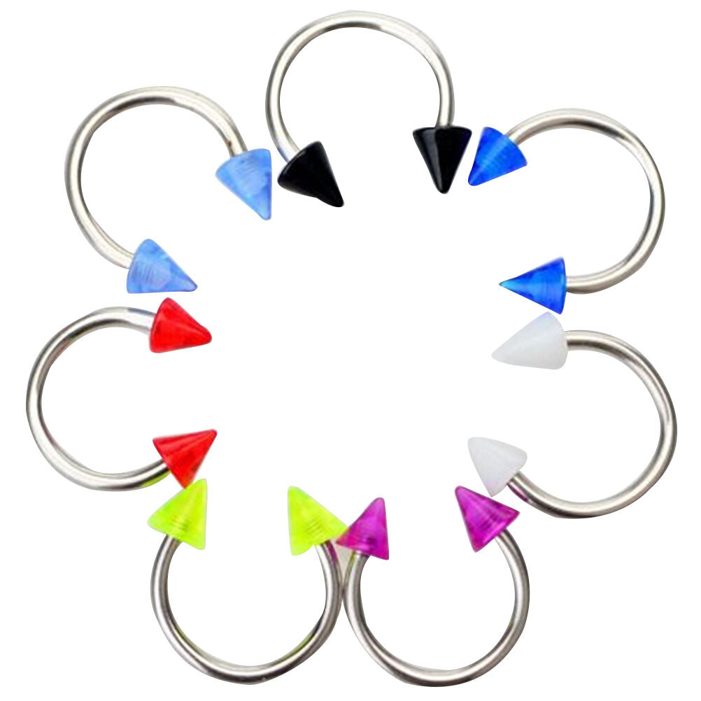 90x  Wholesale Body Jewelry Eyebrow Navel Belly Tongue Nose Piercing Bar BDAU