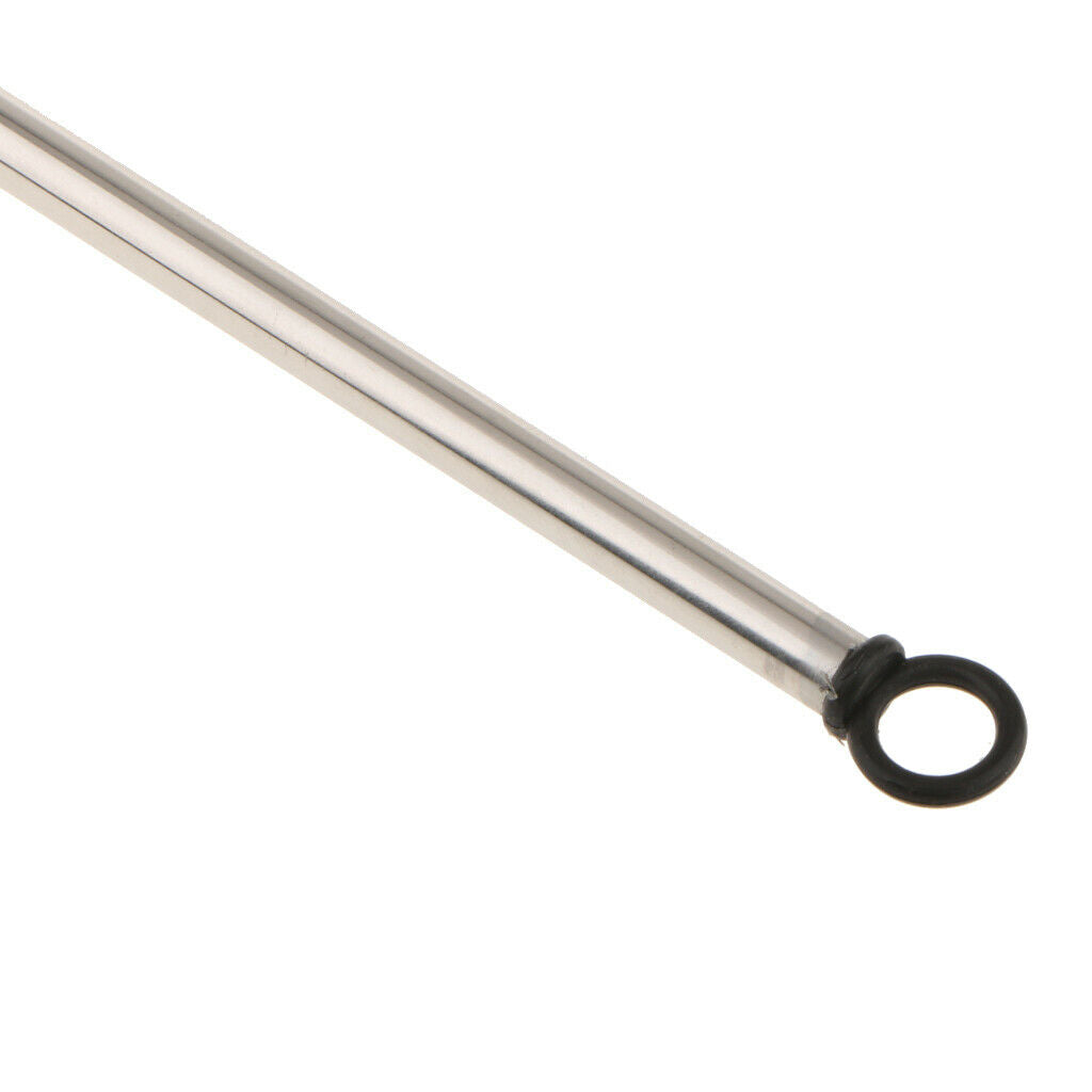 2 Section Telescopic Stainless Steel Folding Fish Landing Net Extending Pole