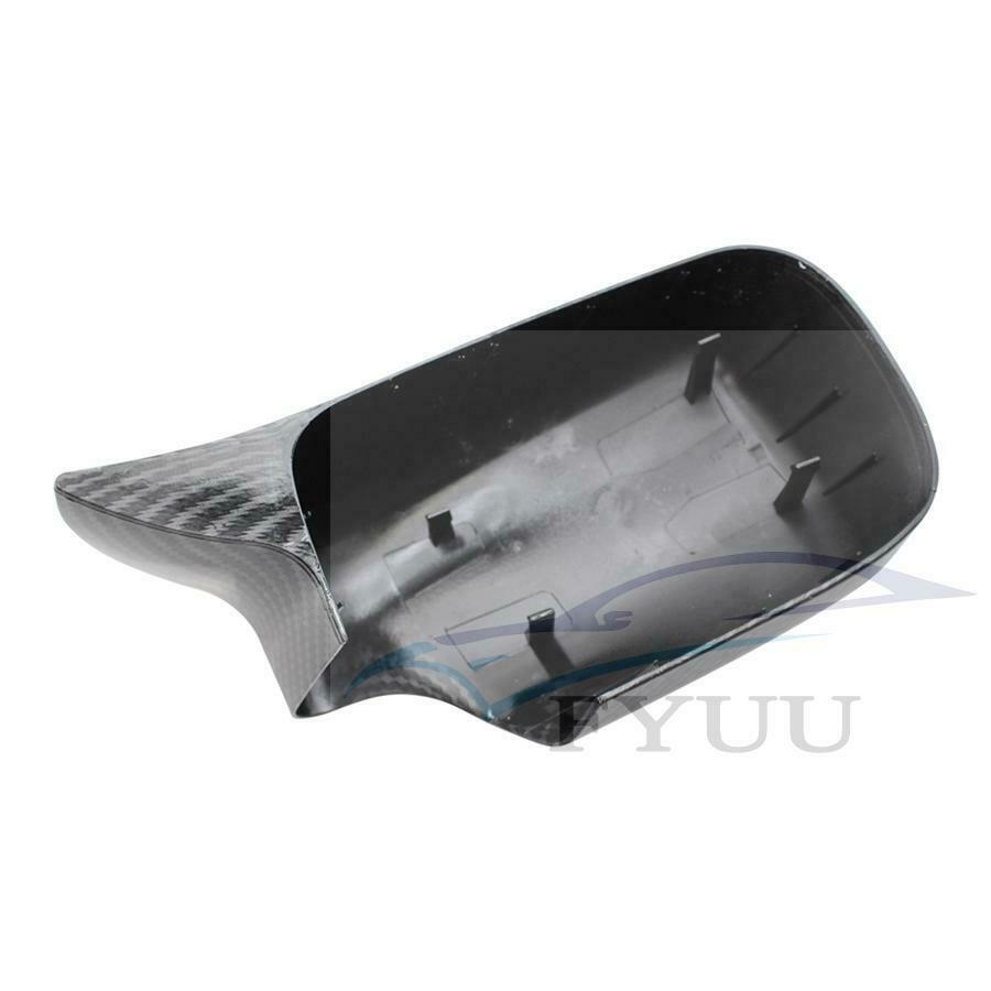 Carbon Fiber Look Side Mirror Cover for BMW E46 316i 318i 325i 330i Sedan 98-05