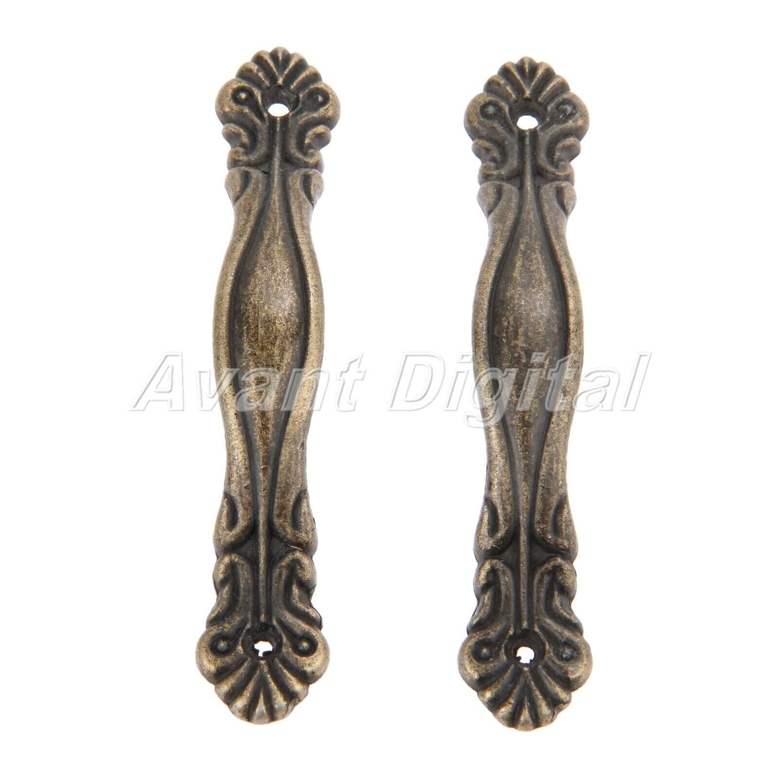 2pcs Elegant Furniture Door Knobs Cupboard Drawer Cabinet Pull Handles Hardware