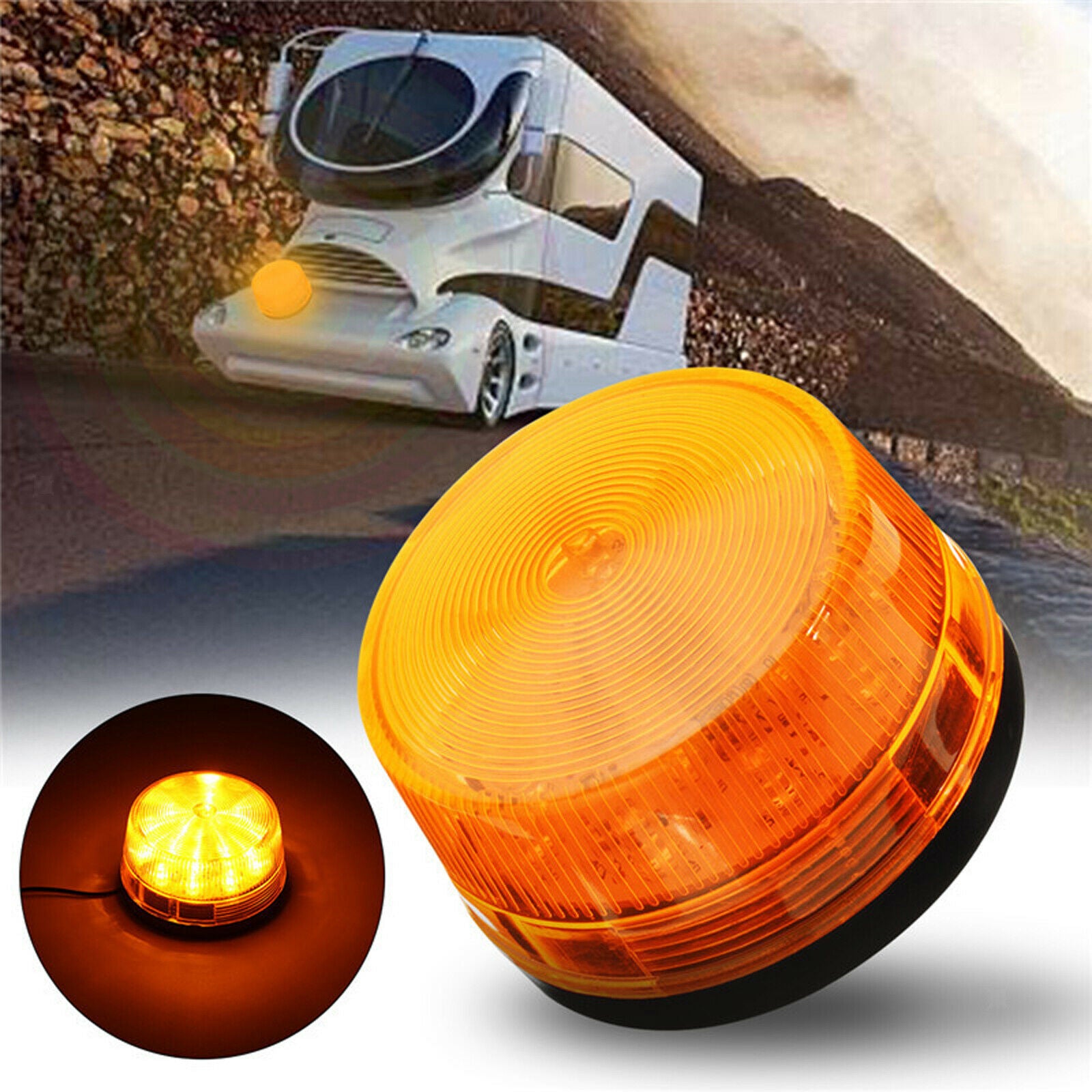 LED Strobe Light Rooftop Emergency Warning Flashing Lights for Truck Trailer