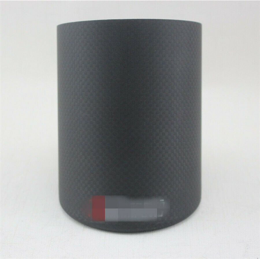 89mm Matte 100% Carbon Fiber Car Exhaust pipe Cover Muffler Pipe Tip Accessories