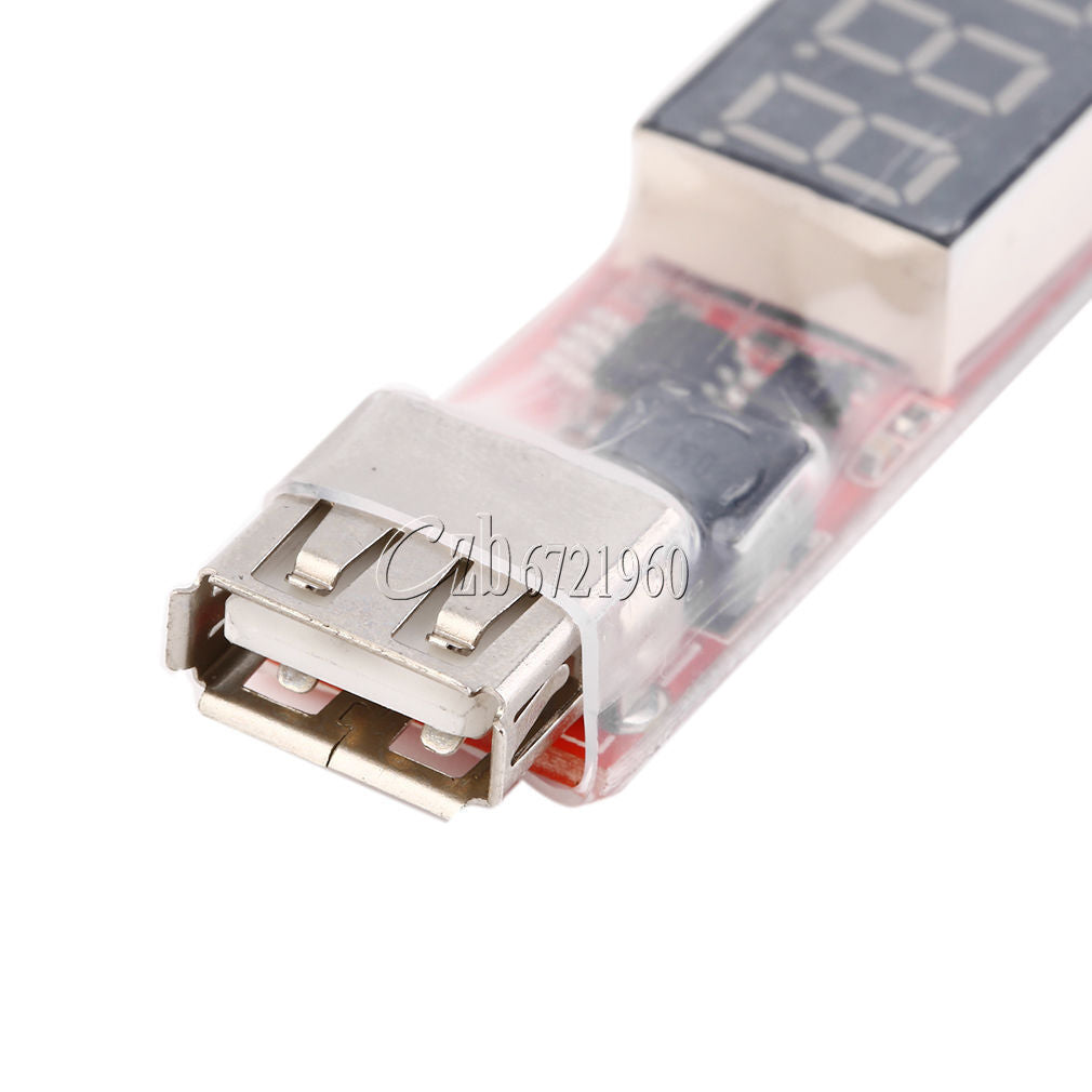 2S-6S Lipo Battery to Mobile Phone XT60 Plug USB Portable Lamp Charger Adapter