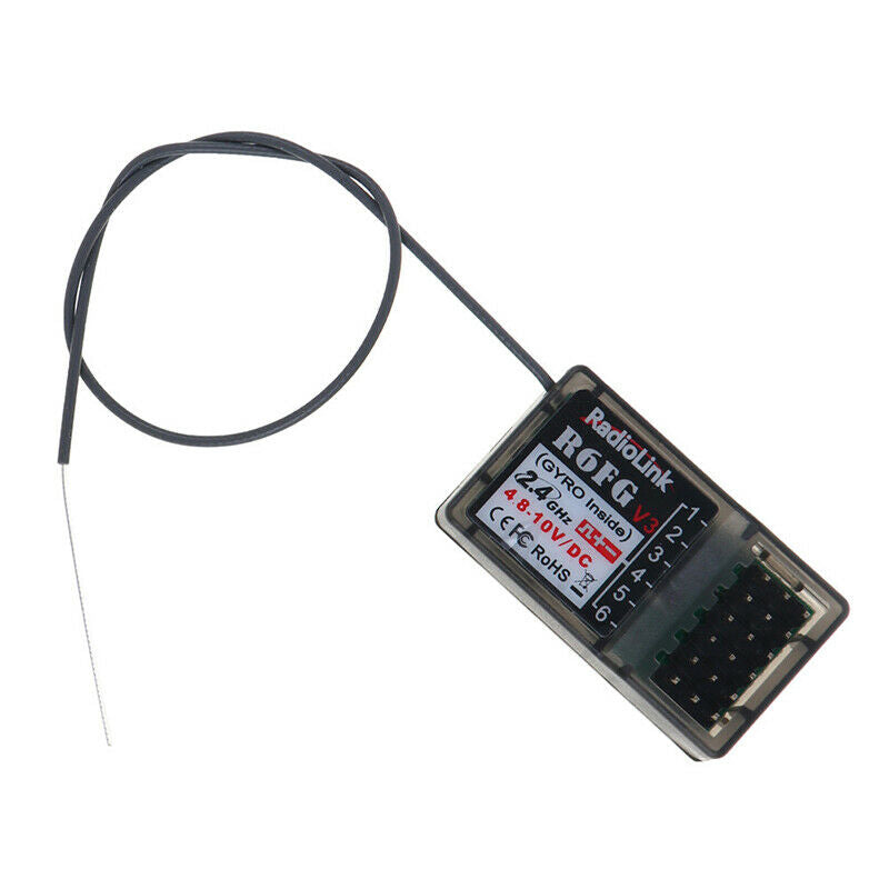 2.4GHz 4CH R6fg Receiver gyro inside for Radiolink RC4gS/R6FG Transmitter D I SJ