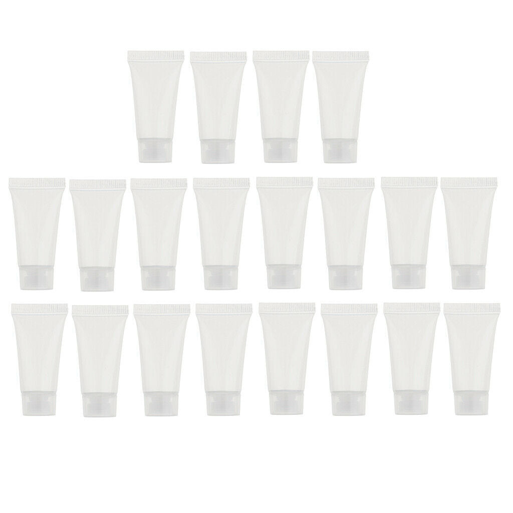 20pcs 30ml Travel Bottles Plastic  Container Tubes Makeup