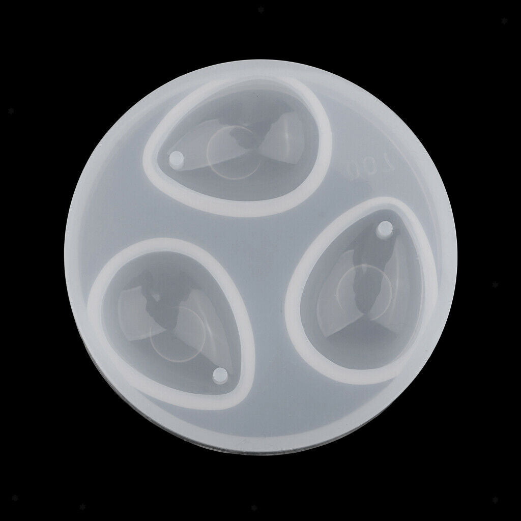 Silicone Diy Water Drop Domed Cabochon Pendant Shape Ornament Shape With