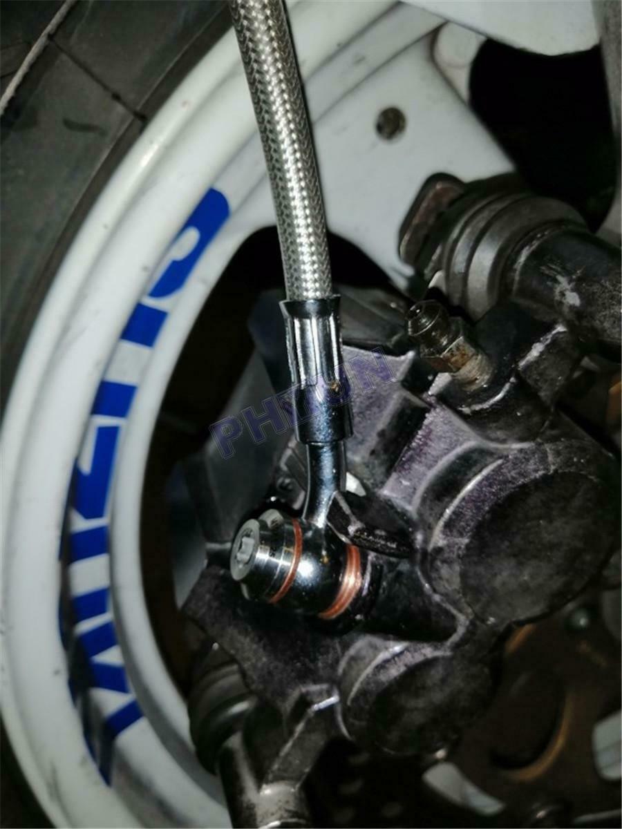43.3'' Motorcycle Brake Oil Hose Line Pipe For ATVs Dirt Bikes UTVs  Universal