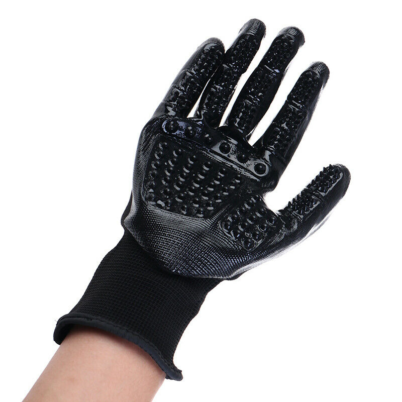 Pet Glove Cat Grooming Glove Cat Hair Deshedding Brush Gloves Dog Comb Fo.l8