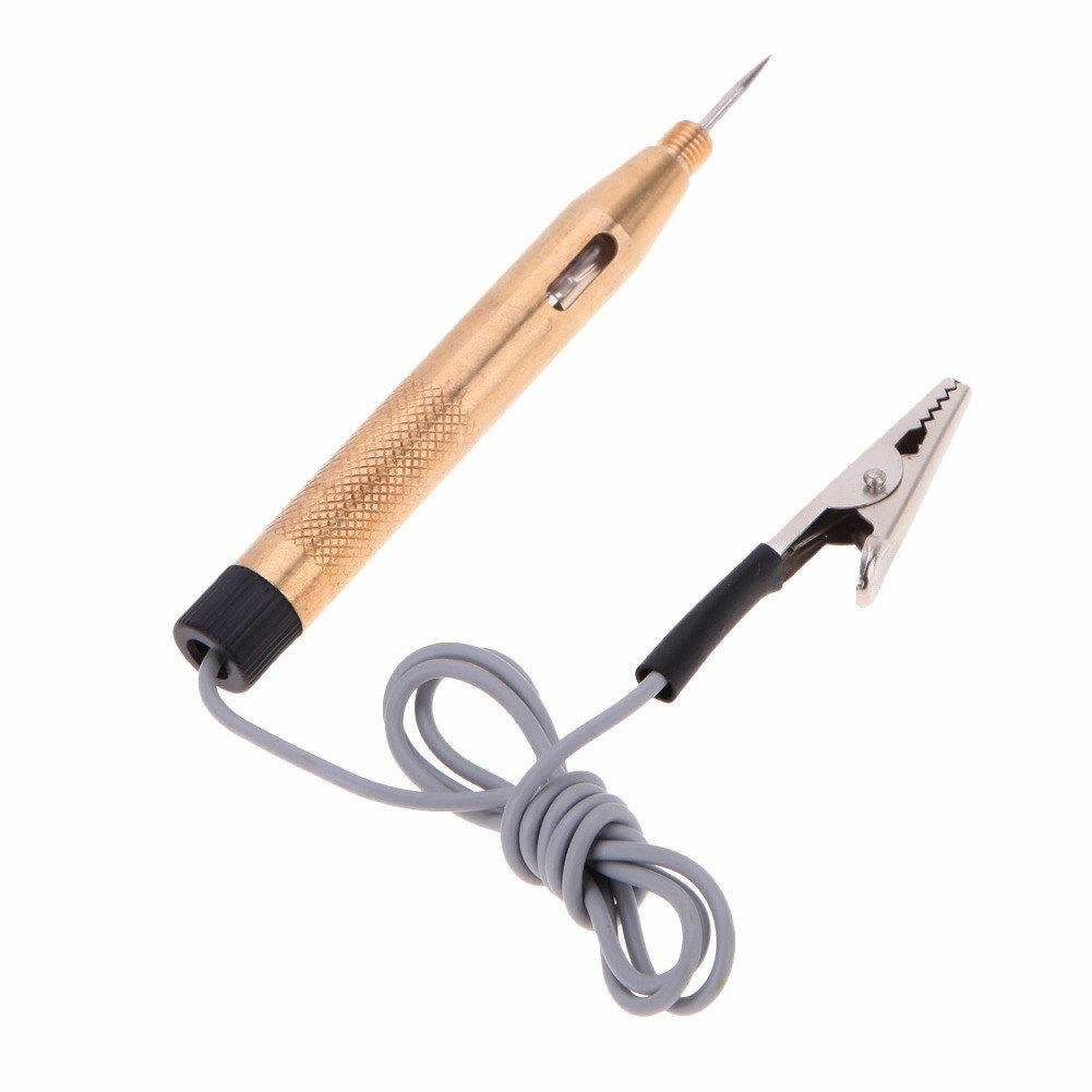 Well Car Motorcycle Circuit Tester 6V 12V 24Volt Gauge Test Voltmeter Light_BDA