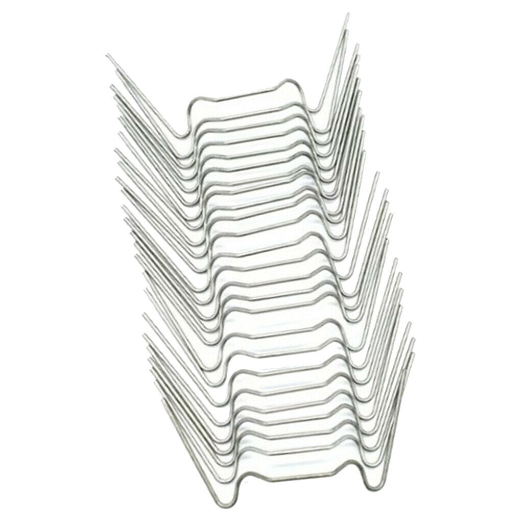 25 Pcs  Greenhouse Glass W Clips Glazing Fixing Repair Glass Clips Spare Parts
