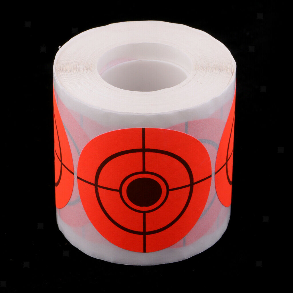 250Pcs Disposable Self-Adhesive Shooting Archery Practice Paper Targets