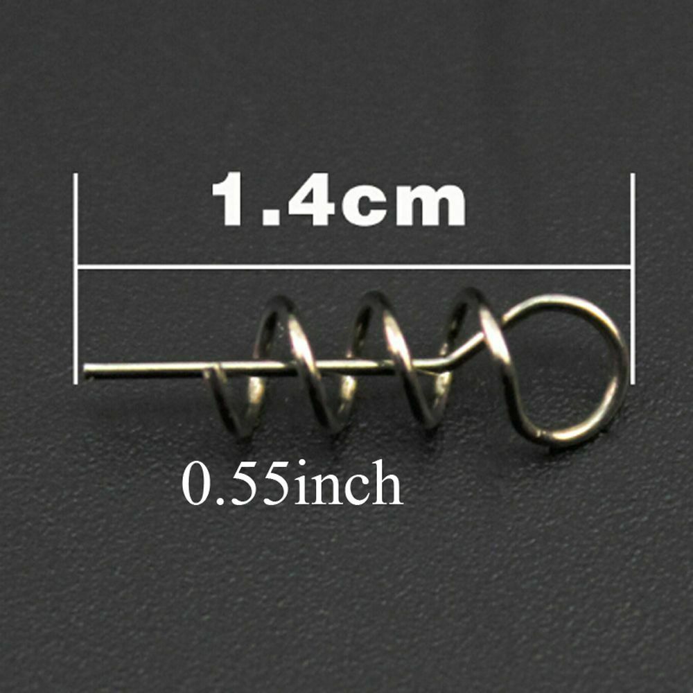 Universal Outdoor Sport Pins Stainless Steel Spring Lock Needle Fishing Bait
