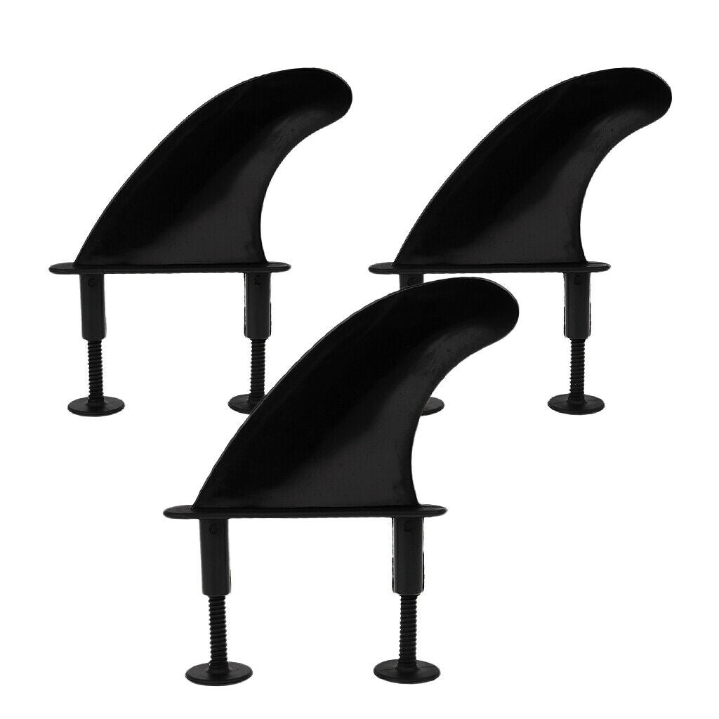 3Pc Universal Soft Top Surf Fin for Surfboard   and   Paddle Board