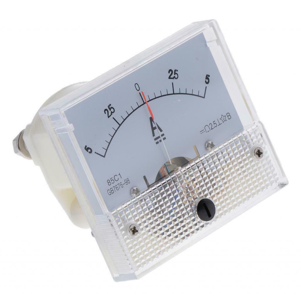DC Amp Meter Ammeter 85C1 Meter High-quality Auto Circuit Measurement 0-5A