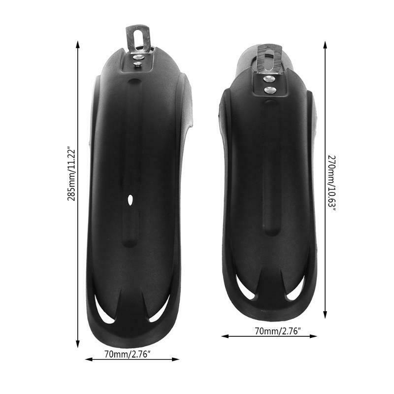1 Pair Bicycle Fender Mudguard Front Rear Dustproof For 12/14inch Children Bike