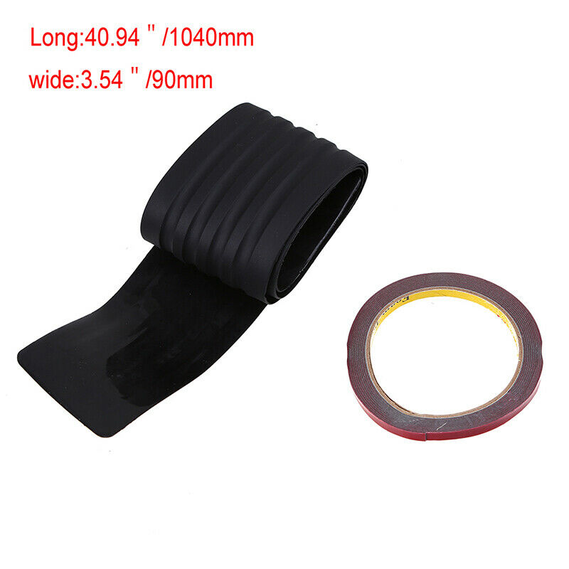 Car Rubber Rear Bumper Protector Trim Strip Trunk Sill Protector Scratch Pad