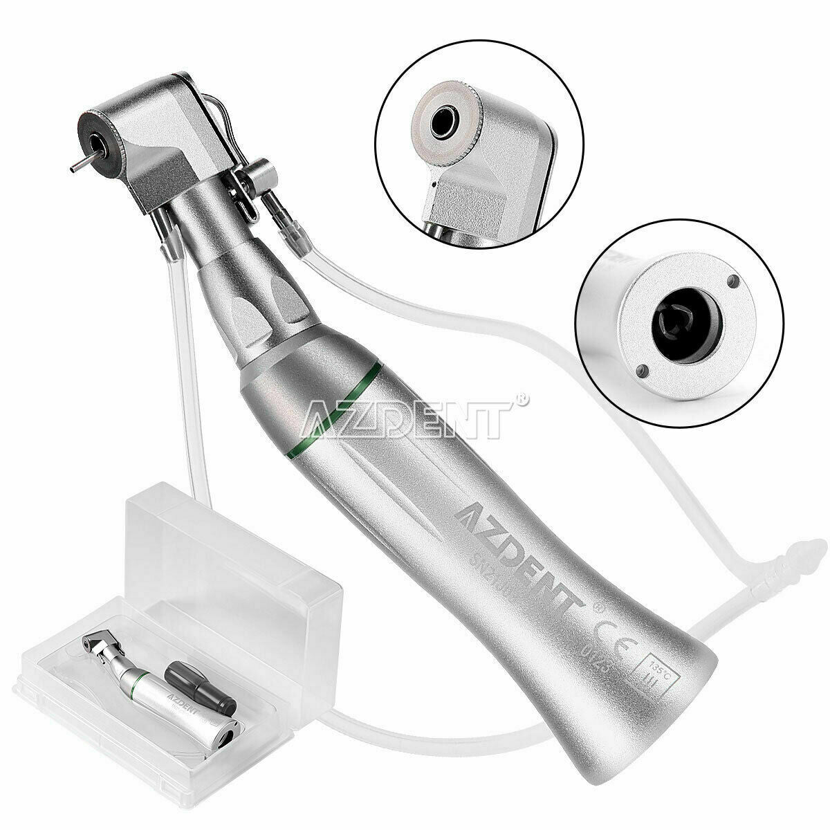 Dental 20:1 Reduction Implant Contra Angle latch Handpiece Motor E-type AZDENT