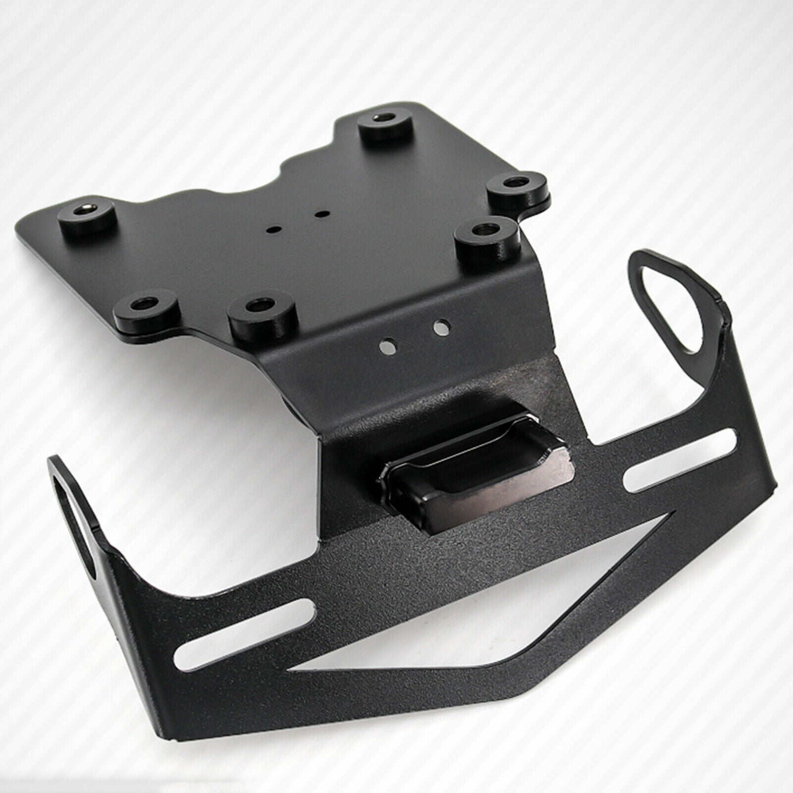 New License Holder Bracket Assembly Compatible with Yamaha Tenere 700 Black