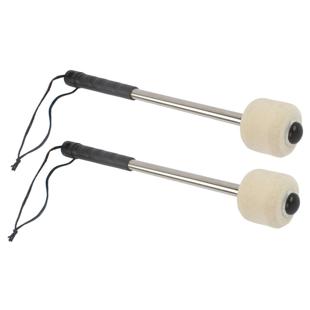 2 Pcs of Drum Mallet Accessory Gift for Music in Stainless Steel.