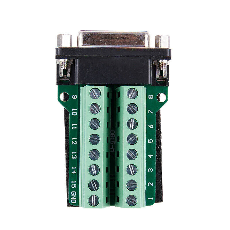 DB15 D-SUB VGA 15pin Female Adapter Jack Terminal Breakout PCB Board P9F9F9