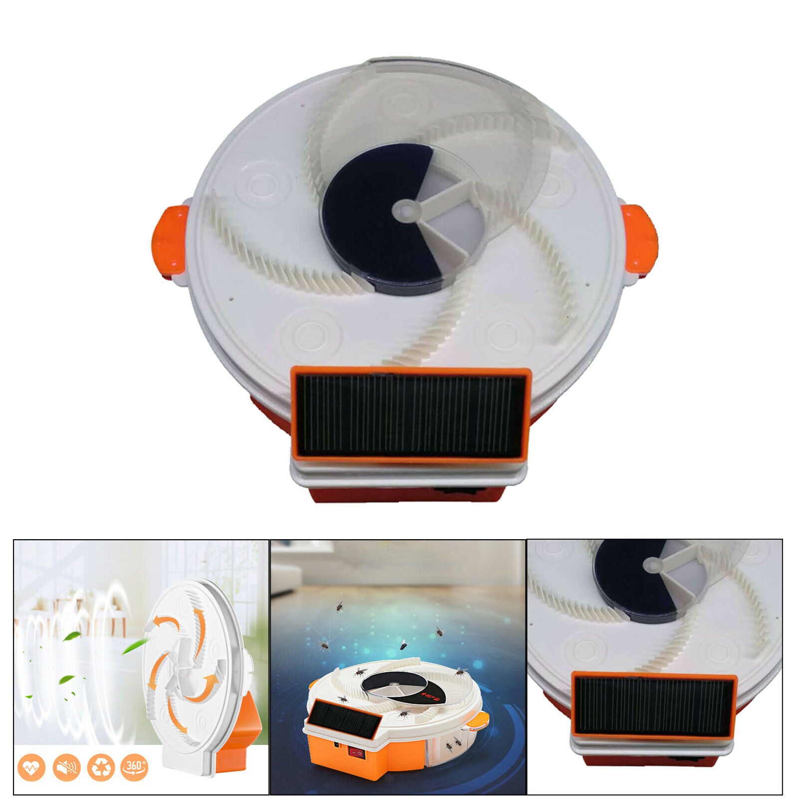 Electric Fly Trap Flycatcher USB Charging for Bedroom, Kitchen Low Noize
