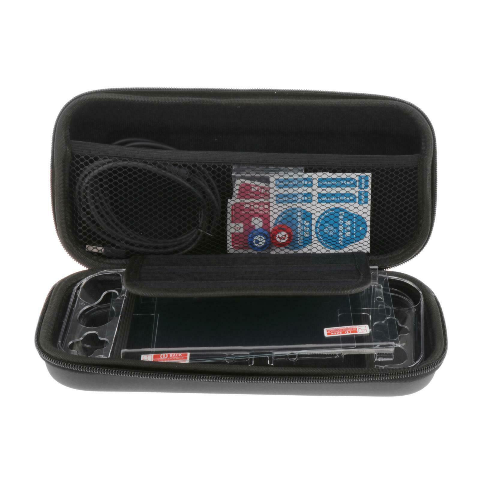 Dockable Carrying Case Bag for Nintendo Switch Clear Case Protector Black