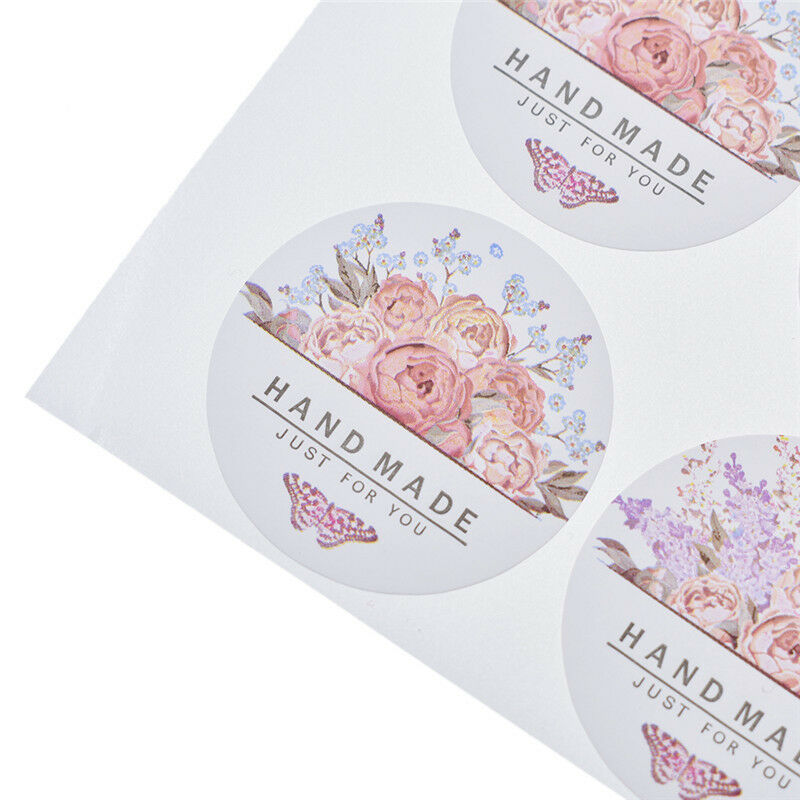 DIY HAND MADE Flower Save The Date Hand Made DIY Package Stickers for Women Men